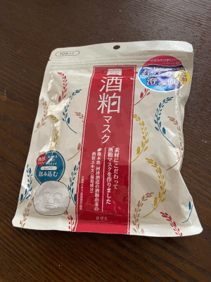 おすすめの酒粕マスクでパックしてみました。
